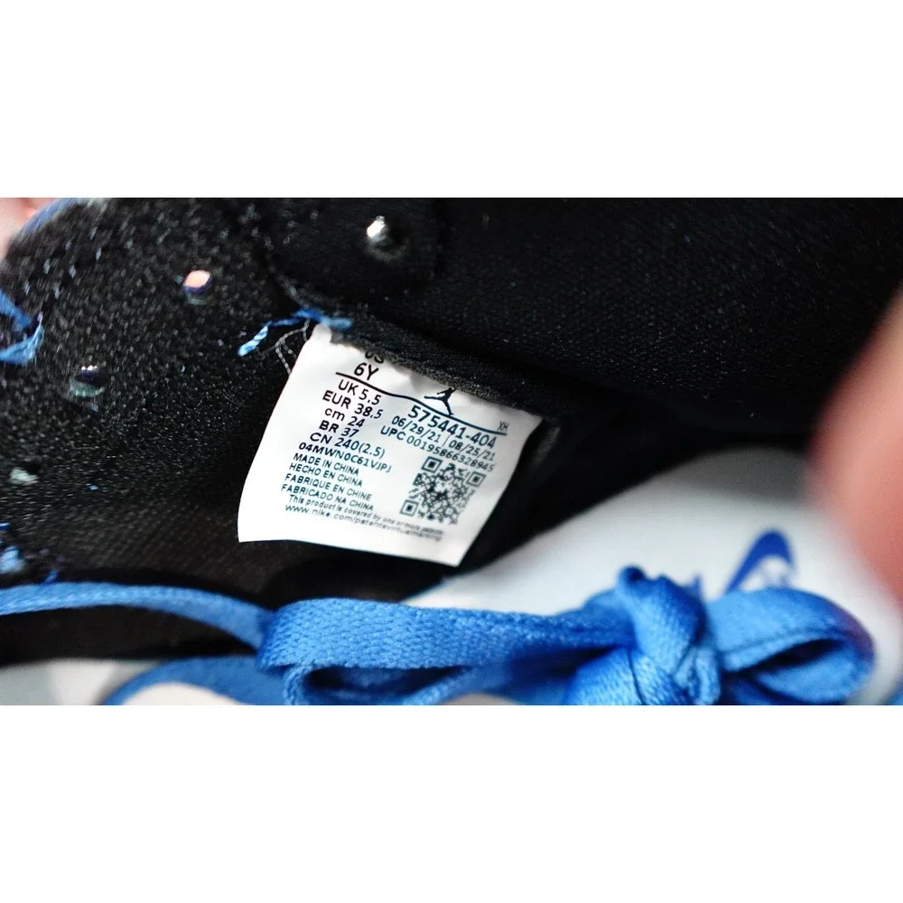 AIR JORDAN 1 RETRO HIGH OG DARK MARINA BLUE (GS) YOUTH SIZE 6 NEW 575441-404‎